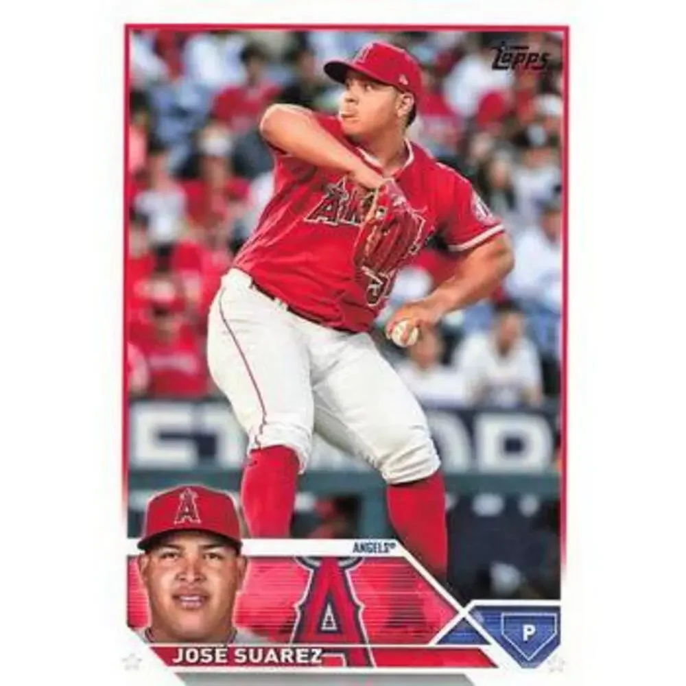 2023 Topps JosÃ© Suarez #609 Los Angeles Angels